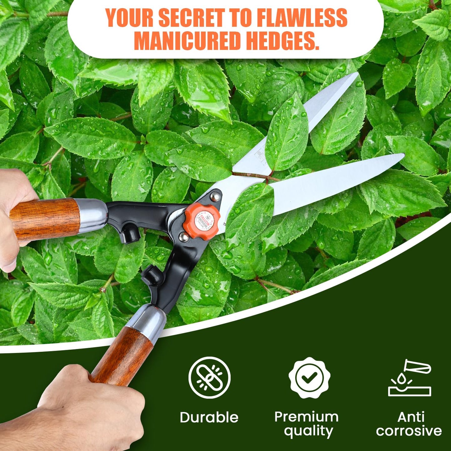 Falcon Garden Hedge Shear | FHS-999 (W)