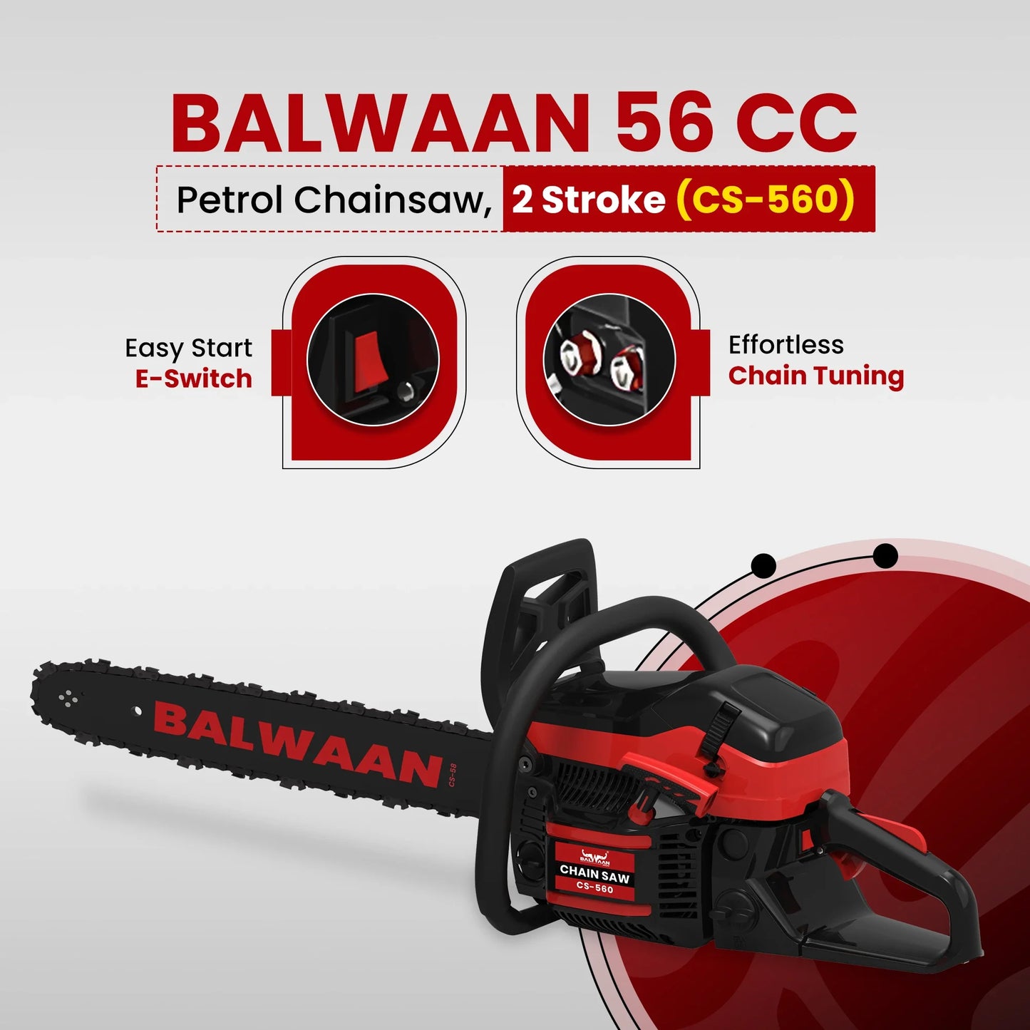 Balwaan Chainsaw Supremo 22" | CS-560